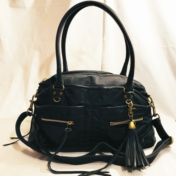 Rebecca Minkoff Handbags - Rebecca Minkoff Nylon Leather Trim Tote bag